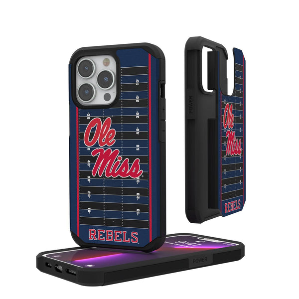 Mississippi Ole Miss Rebels Football Field iPhone Rugged Case