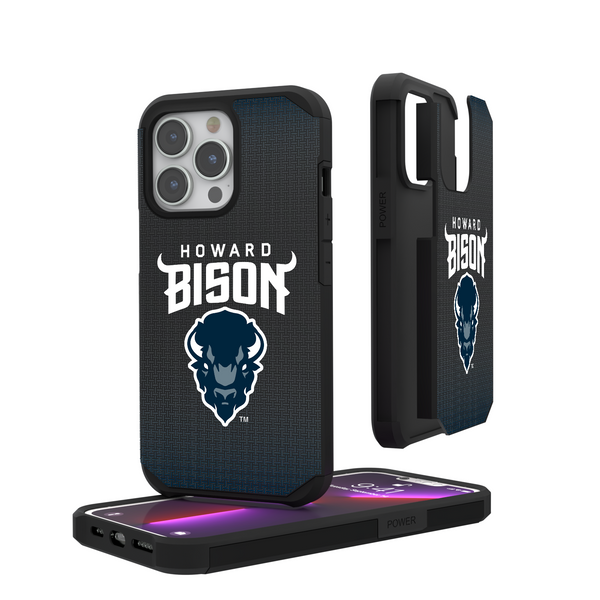 Howard Bison Linen iPhone Rugged Phone Case