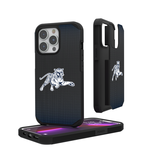 Jackson State Tigers Linen iPhone Rugged Phone Case