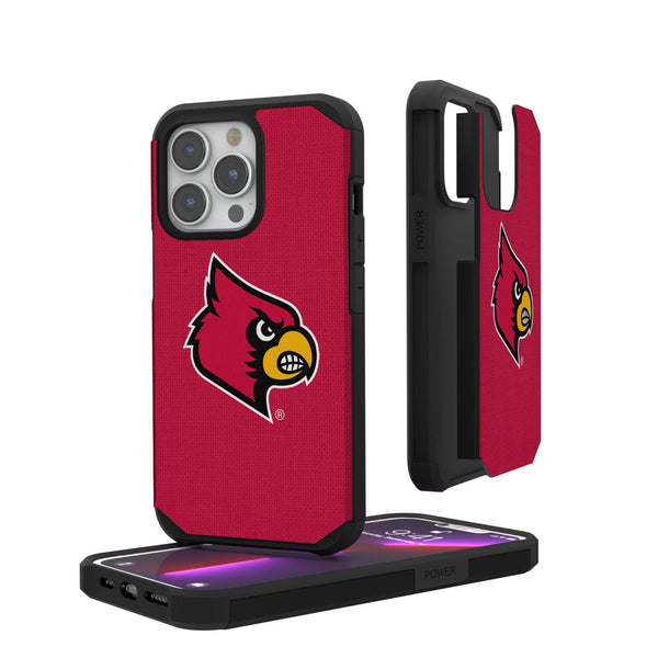 Louisville Cardinals Solid iPhone Rugged Case