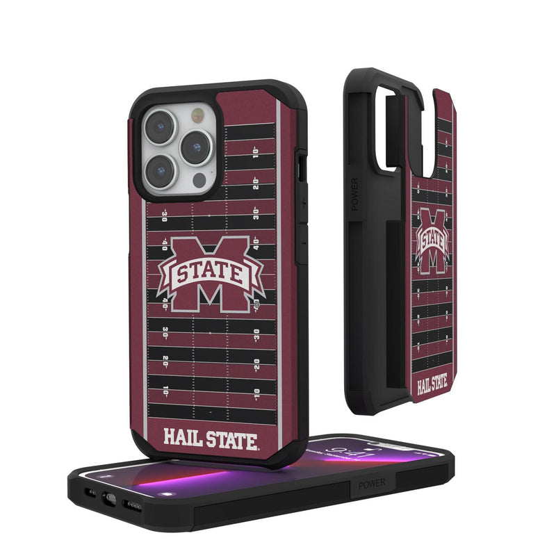 Mississippi State Bulldogs Football Field iPhone Rugged Case