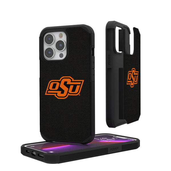 Oklahoma State Cowboys Solid iPhone Rugged Case