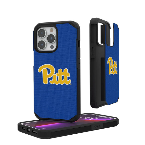 Pittsburgh Panthers Solid iPhone Rugged Case