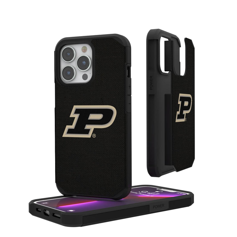 Purdue Boilermakers Solid iPhone Rugged Case