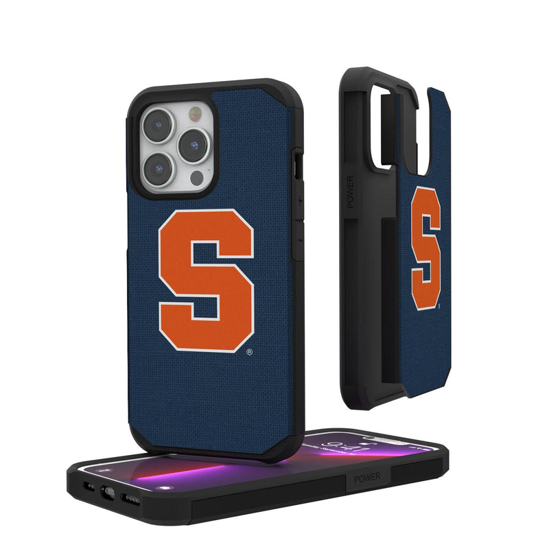 Syracuse Orange Solid iPhone Rugged Case