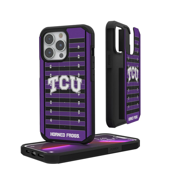 Texas Christian Horned Frogs Football Field iPhone Rugged Case