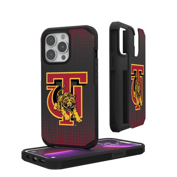 Tuskegee Golden Tigers Linen iPhone Rugged Phone Case