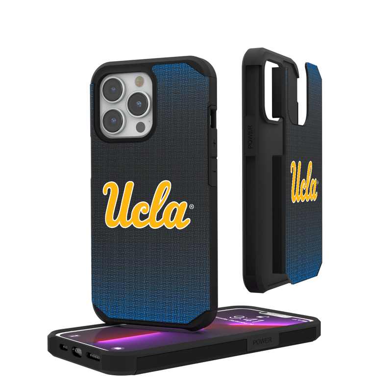 UCLA Bruins Linen iPhone Rugged Phone Case