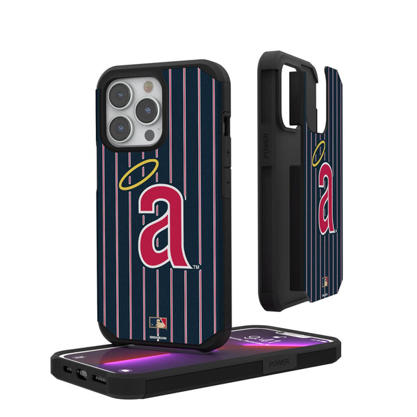 LA Angels 1971 - Cooperstown Collection Pinstripe iPhone Rugged Case