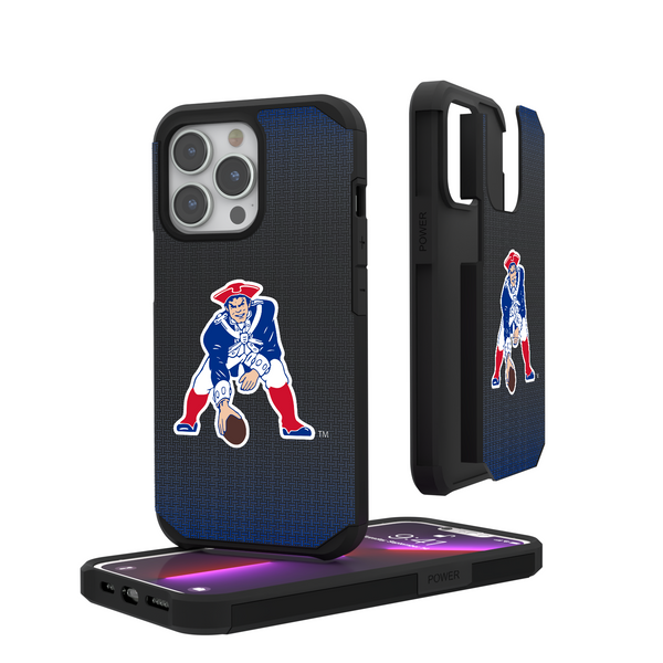New England Patriots Historic Collection Linen iPhone Rugged Phone Case