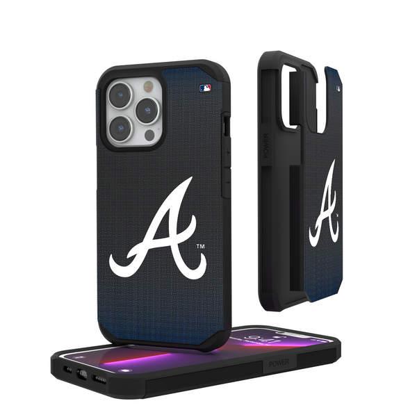Atlanta Braves Linen iPhone Rugged Phone Case