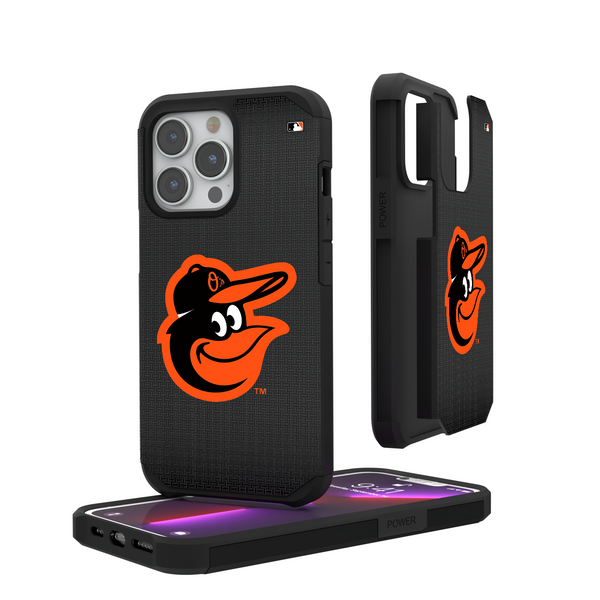 Baltimore Orioles Linen iPhone Rugged Phone Case