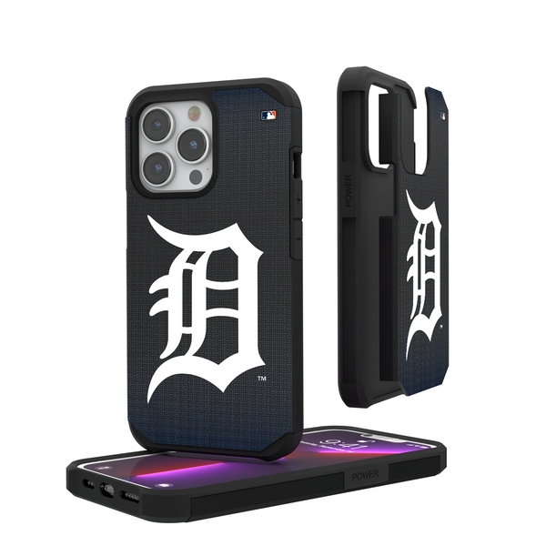 Detroit Tigers Linen iPhone Rugged Phone Case