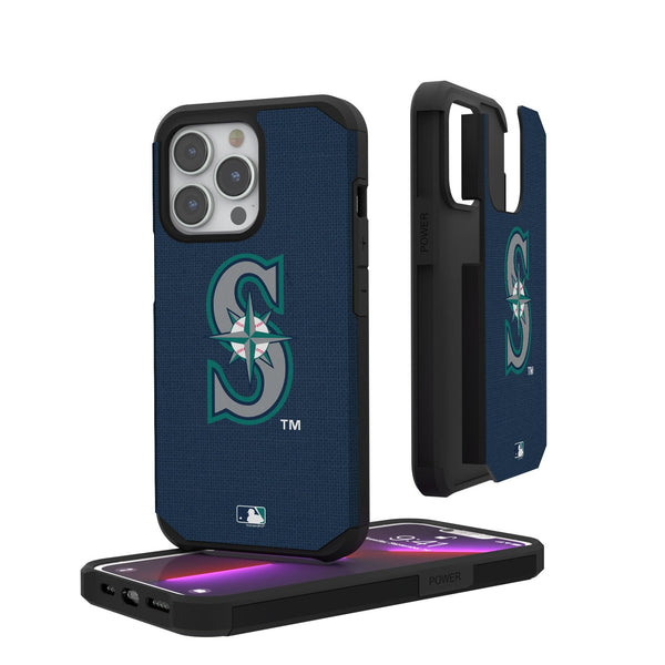 Seattle Mariners Solid iPhone Rugged Case