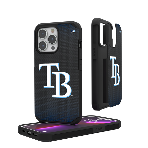 Tampa Bay Rays Linen iPhone Rugged Phone Case