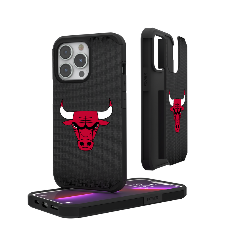 Chicago Bulls Linen iPhone Rugged Phone Case