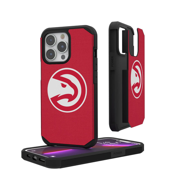 Atlanta Hawks Solid iPhone Rugged Case