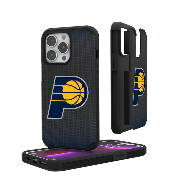 Indiana Pacers Linen iPhone Rugged Phone Case