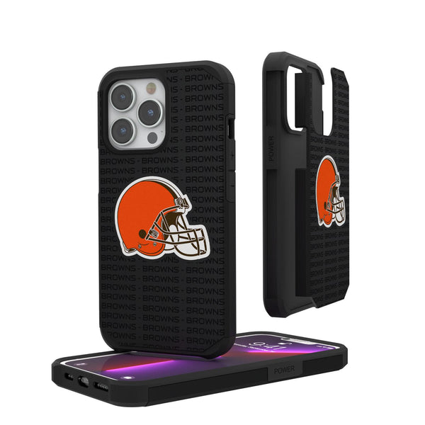 Cleveland Browns Blackletter iPhone Rugged Case