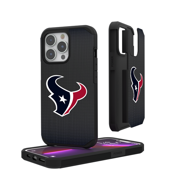 Houston Texans Linen iPhone Rugged Phone Case