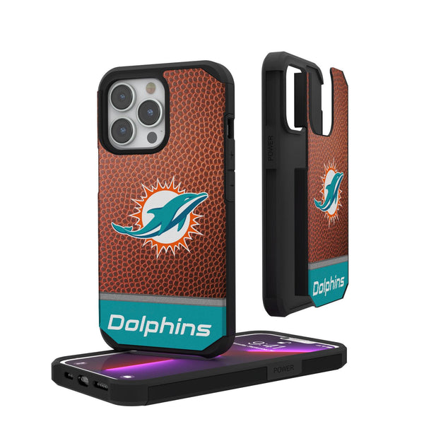 Miami Dolphins Football Wordmark iPhone Rugged Case