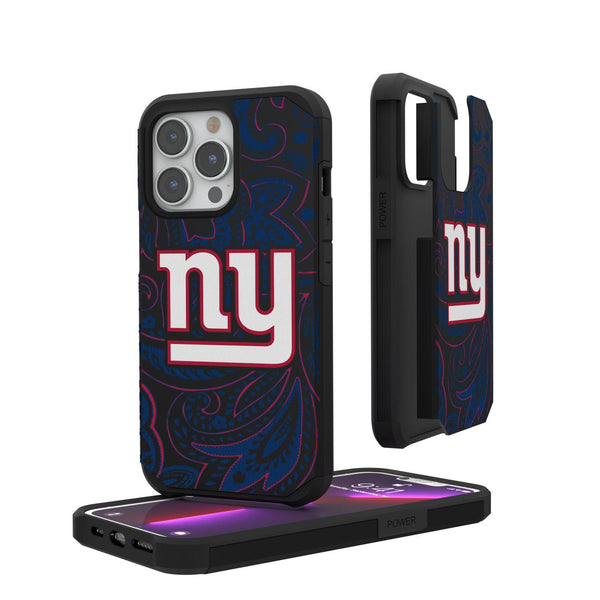 New York Giants Paisley iPhone Rugged Case