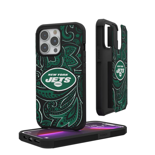 New York Jets Paisley iPhone Rugged Case