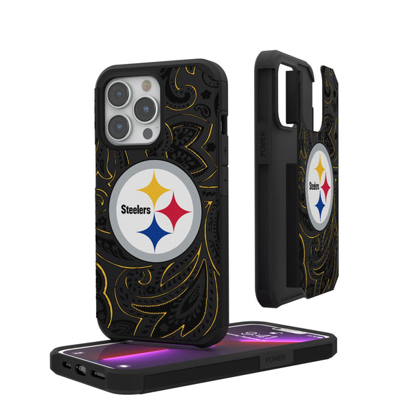 Pittsburgh Steelers Paisley iPhone Rugged Case