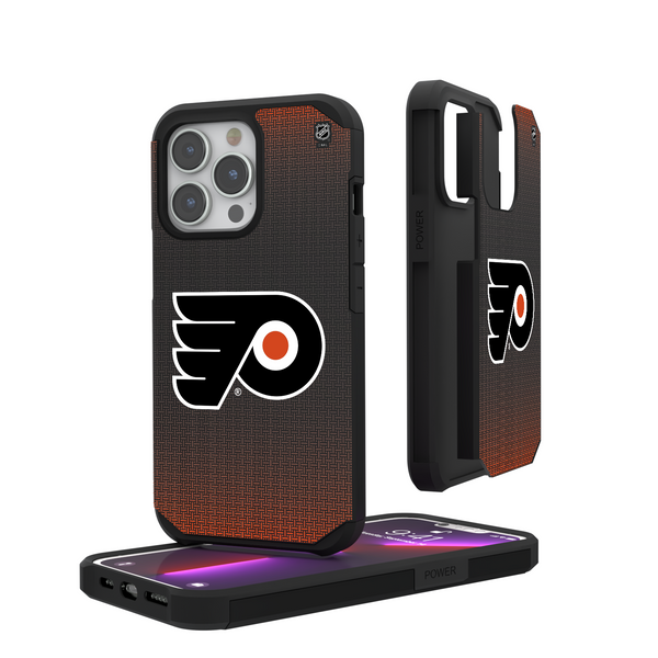 Philadelphia Flyers Linen iPhone Rugged Phone Case