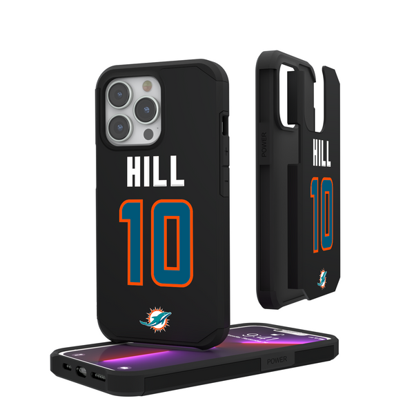 Tyreek Hill Miami Dolphins 10 Ready iPhone Rugged Phone Case