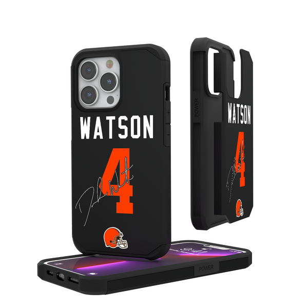Deshaun Watson Cleveland Browns 4 Ready iPhone Rugged Phone Case