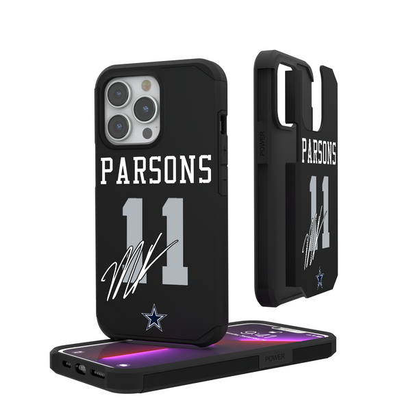 Micah Parsons Dallas Cowboys 11 Ready iPhone Rugged Phone Case