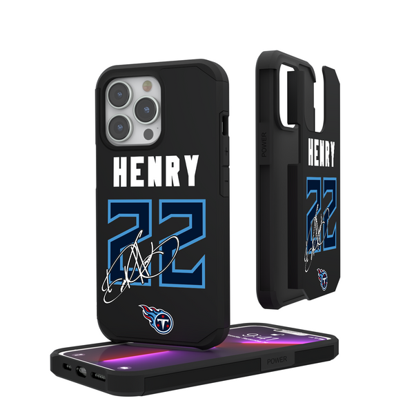 Derrick Henry Tennessee Titans 22 Ready iPhone Rugged Phone Case