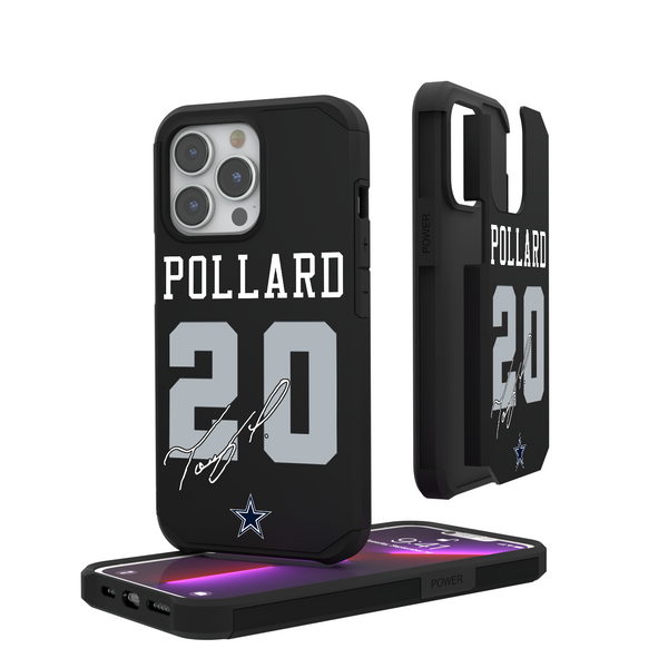 Tony Pollard Dallas Cowboys 20 Ready iPhone Rugged Phone Case
