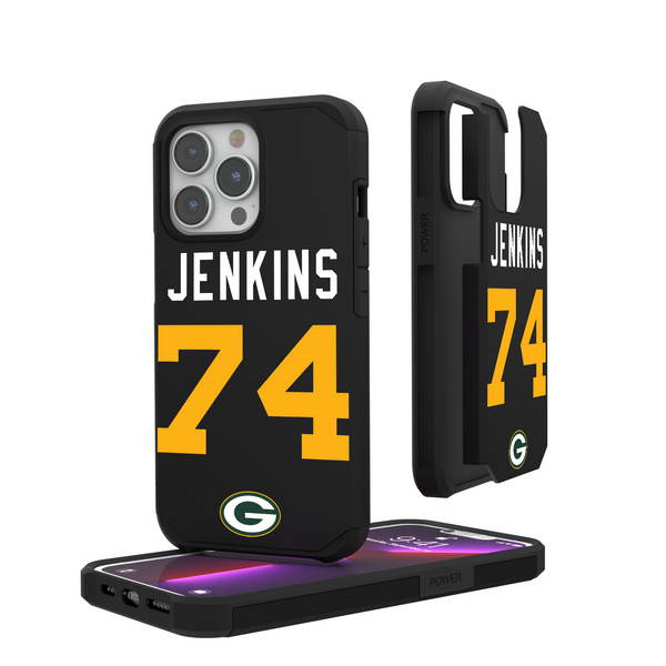 Elgton Jenkins Green Bay Packers 74 Ready iPhone Rugged Phone Case