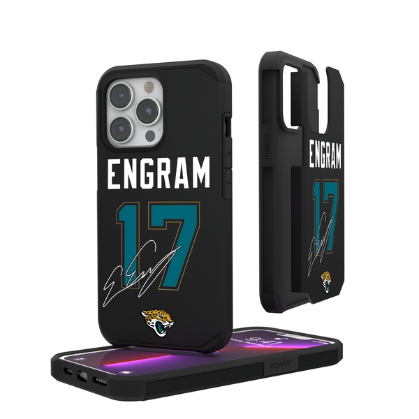 Evan Engram Jacksonville Jaguars 17 Ready iPhone Rugged Phone Case