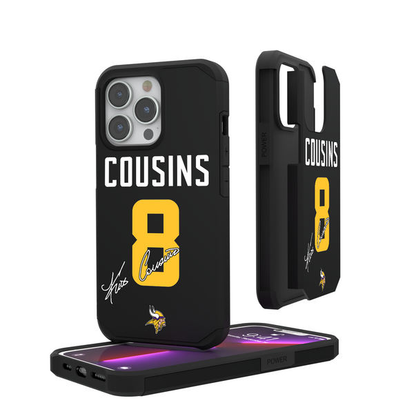 Kirk Cousins Minnesota Vikings 8 Ready iPhone Rugged Phone Case