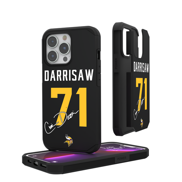 Christian Darrisaw Minnesota Vikings 71 Ready iPhone Rugged Phone Case