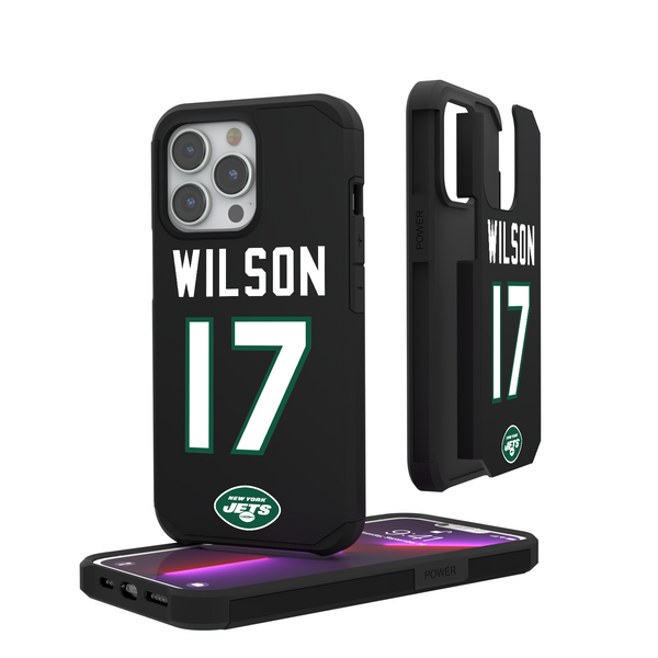 Garrett Wilson New York Jets 17 Ready iPhone Rugged Phone Case