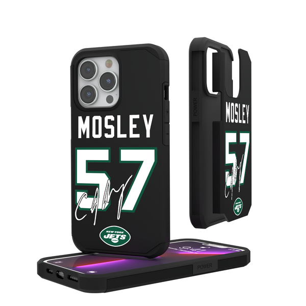 C.J. Mosley New York Jets 57 Ready iPhone Rugged Phone Case