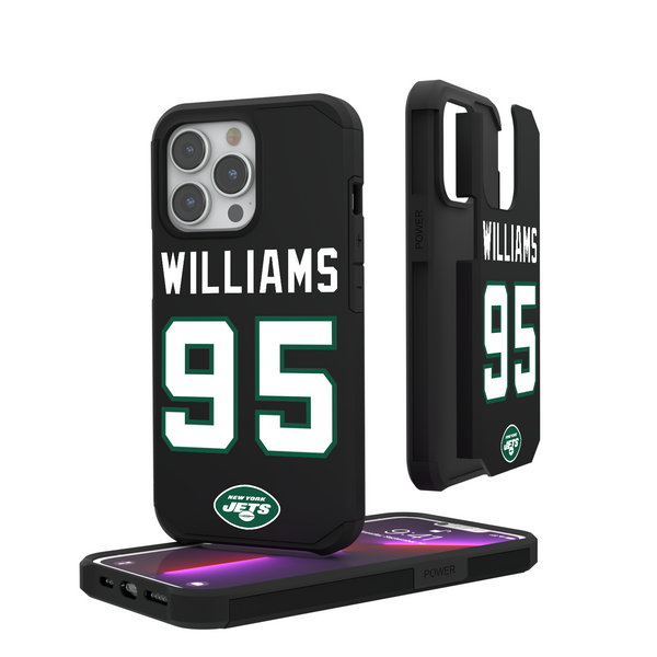 Quinnen Williams New York Jets 95 Ready iPhone Rugged Phone Case