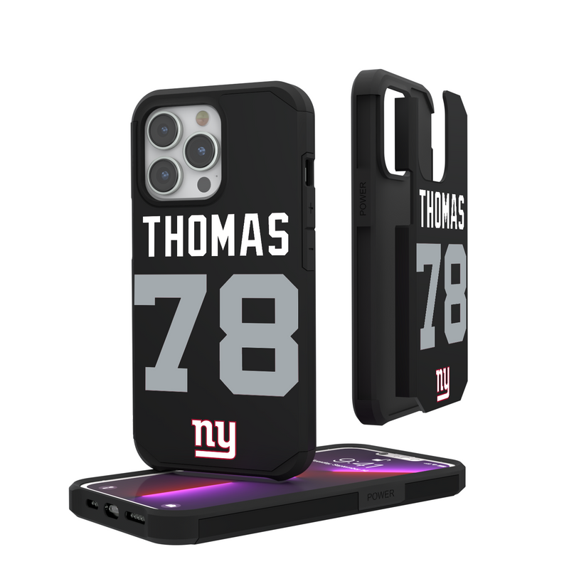 Andrew Thomas New York Giants 78 Ready iPhone Rugged Phone Case