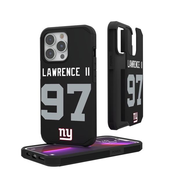 Dexter Lawrence II New York Giants 97 Ready iPhone Rugged Phone Case