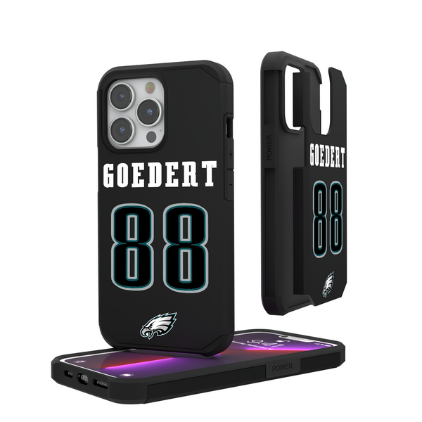 Dallas Goedert Philadelphia Eagles 88 Ready iPhone Rugged Phone Case