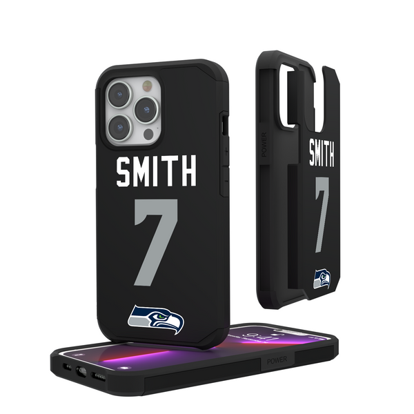 Geno Smith Seattle Seahawks 7 Ready iPhone Rugged Phone Case