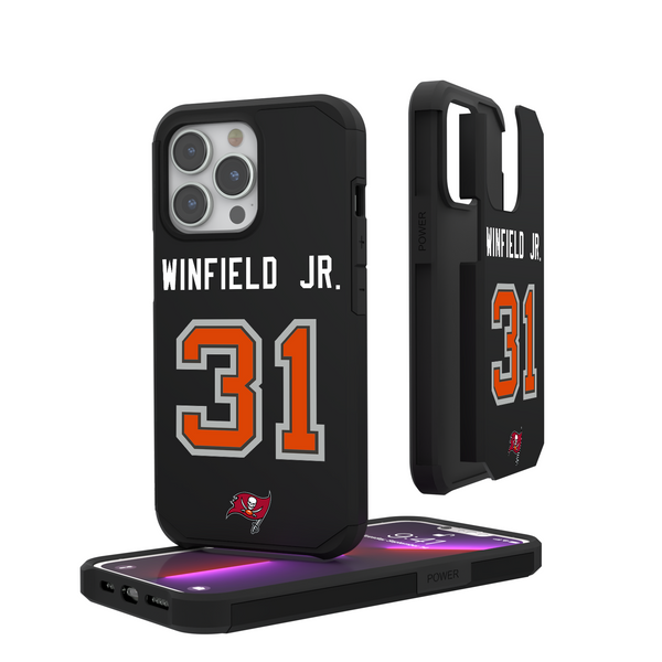Antoine Winfield Jr. Tampa Bay Buccaneers 31 Ready iPhone Rugged Phone Case