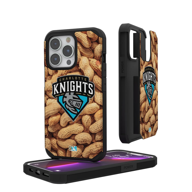 Charlotte Knights Peanuts iPhone Rugged Case