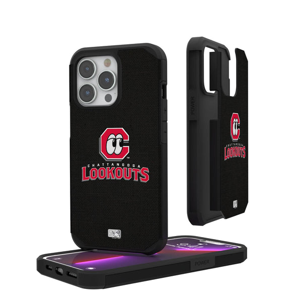 Chattanooga Lookouts Solid iPhone Rugged Case