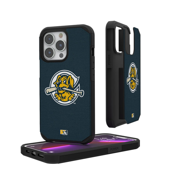 Charleston RiverDogs Solid iPhone Rugged Case