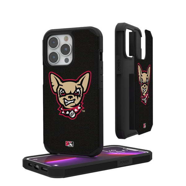 El Paso Chihuahuas Solid iPhone Rugged Case